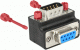 Delock DB-9 - DB-9, Czarny (65595) 1