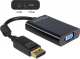 Adapter AV Delock DisplayPort - D-Sub (VGA) + Jack 3.5mm czarny (65439) 2