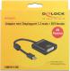 Adapter AV Delock DisplayPort Mini - DVI-I czarny (62605) 2