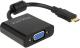 Adapter AV Delock HDMI Mini  - D-Sub (VGA) czarny (65514) 1