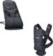 BabyBjorn BABYBJÖRN - Bouncer Bliss MESH - Anthracite/Leopard + MINI 3D Mesh – nosidełko, Anthracite/Leopard 1