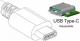 Adapter USB Techly USB-C - VGA Biały  (020423) 2