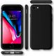 Spigen ETUI SPIGEN LIQUID CRYSTAL MATTE BLACK + SZKŁO HYBRYDOWE 3MK FG DO IPHONE 7/8/SE 2020 uniwersalny 3