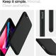 Spigen ETUI SPIGEN LIQUID CRYSTAL MATTE BLACK + SZKŁO HYBRYDOWE 3MK FG DO IPHONE 7/8/SE 2020 uniwersalny 5