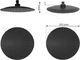 Zestaw prysznicowy YokaHome Zestaw natrysk bateria prysznicowa z deszczownicą 25 cm - Yoka (BP.BERGEN 25 BLK) 3