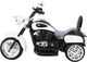 Motorek Chopper NightBike Biały 4