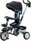 Costway Trójkołowy rowerek wózek dla dzieci 2w1 2
