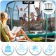 Trampolina ogrodowa Neo-Sport NS-14C181 z siatką wewnętrzną 14.5 FT 435 cm 10