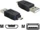 Adapter USB Delock microUSB - USB Czarny  (65036) 1