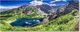 Tulup Tulup Obraz Na Szkle Hartowanym 125x50 Obraz Szklany Czarny staw Tatry 1