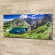 Tulup Tulup Obraz Na Szkle Hartowanym 125x50 Obraz Szklany Czarny staw Tatry 1
