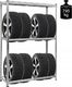 Costway Metalowy regał stojak na 8 opon do 795 kg 4
