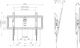 NB Uchwyt ścienny DF90T 65'' - 100'' 5