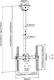 Fiber Novelty Uchwyt sufitowy FN T1410 32'' - 55'' 11