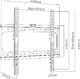 Ergosolid Uchwyt ścienny Arcen 32'' - 55'' 1