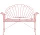 Beliani Zestaw mebli balkonowych metalowy różowy CAVINIA 3