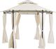 Beliani Pawilon ogrodowy 350 cm beżowy PORTEL 1