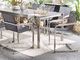 Beliani Zestaw 6 krzeseł ogrodowych szary COSOLETO (209156) 2