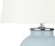 Lampa stołowa Beliani Lampka nocna ceramiczna niebieska BRENTA 2