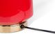 Lampa stołowa Beliani Lampa stołowa ceramiczna czerwona TRIVERSA 5