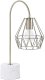 Lampa stołowa Beliani srebrna (83451) 1