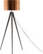 Lampa podłogowa Beliani Lampa podłogowa metalowa miedziana STILETTO 1