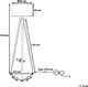 Lampa podłogowa Beliani Lampa podłogowa metalowa miedziana STILETTO 6
