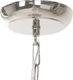 Lampa wisząca Beliani Lampa wisząca metalowa srebrna MARINGA 5