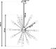 Lampa wisząca Beliani Lampa wisząca 18-punktowa metalowa złota MAGUSE 5