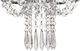 Lampa wisząca Beliani Żyrandol kryształowy przeźroczysty ADORN 5