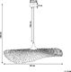 Lampa wisząca Beliani Lampa wisząca bambusowa 60 cm jasne drewno FLOYD 5