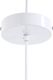 Lampa wisząca Beliani Lampa wisząca metalowa biała ALBANO 2