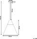 Lampa wisząca Beliani Lampa wisząca metalowa biała ALBANO 3