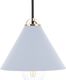 Lampa wisząca Beliani Lampa wisząca metalowa niebieska ARAGON 1
