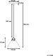 Lampa wisząca Beliani Lampa wisząca metalowa niebieska ARAGON 6