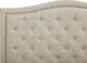 Beliani Łóżko tapicerowane 160 x 200 cm beżowe AUREL 5