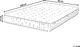 Beliani Materac kieszeniowy 80 x 200 cm twardy DREAM 8