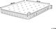 Beliani Materac kieszeniowy memory foam ze zdejmowalnym pokrowcem 90 x 200 cm LUXUS 5