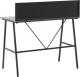 Biurko Beliani Hastings Czarne 100 cm x 52 cm 3