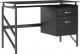 Biurko Beliani Czarne 117 cm x 57 cm 1