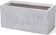 Beliani Doniczka 50 x 23 x 24 cm biała MYRA 2