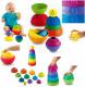Fisher Price Okrągłe Kubeczki do ustawiania - W4472 1