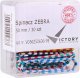 Victory Office Product SPINACZE BIUROWE VICTORY OFFICE 50MM 30 SZT. OKRĄGŁE ZEBRA MIX KOLORÓW POJEMNIK PLASTIKOWY 1
