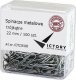 Victory Office Product SPINACZE BIUROWE VICTORY OFFICE 22MM 100 SZT. TRÓJKĄTNE POJEMNIK PLASTIKOWY 1