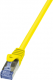 LogiLink Patchcord, CAT6A, S/FTP, PIMF, 0,5m, żółty (CQ3027S) 1
