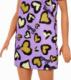 Lalka Barbie Mattel w letniej fioletowej sukience w serca (T7439/GHW49) 6
