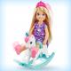Lalka Barbie Mattel Dreamtopia - Chelsea Fantazja, Jednorożec, huśtawka (GTF50) 3