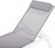 Beliani Leżak ogrodowy szary CATANIA II 5