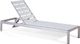 Beliani Leżak ogrodowy biały NARDO (55991) 1