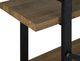 Beliani Regał 3 półki ciemne drewno TIMBER 4